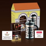 Подарочный набор Dallmayr кофе молотый Dallmayr French Press (Френч пресс) 250г и  Френч пресс Bodum