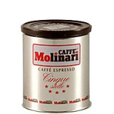 Molinari Cinque Stelle (Молинари пять звезд), кофе в зернах, (250г), упаковка - жестяная банка