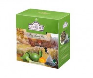 Чай зеленый Ahmad Tea Key Lime Pie Green (Ахмад Лаймовый пирог), байховый листовой (20 пирамидок по 1,8гр. в уп.)