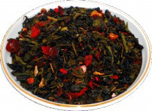 Чай зеленый Годжи Ассаи, 500 г, крупнолистовой зеленый ароматизированный чай