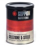 Кофе молотый Гоппион Selezione 5 stelle, 250 г. кофе молотый, металлическая банка.