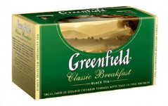 Чай черный Greenfield Classic Breakfast пакетированный 25 пакетиков в упаковке